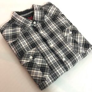 One90One checkered long sleeve shirt in M